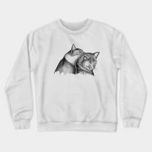 Cuddling Kitties Crewneck Sweatshirt